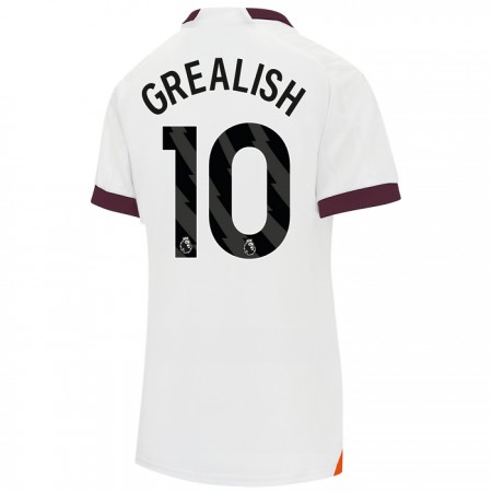 Manchester City Grealish 10 Venkovní 2023-24 - Dámské Fotbalové Dresy (S/S)
